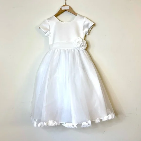 Us Angels Flower Girl First Communion Formal Dress - Picture 2 of 7